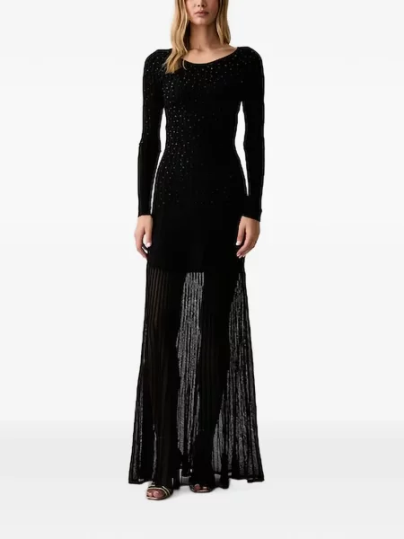 Stras rochie maxi Guess negru