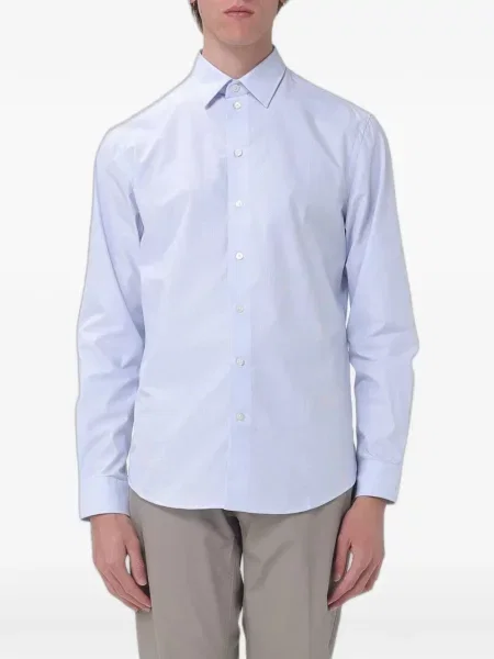 Lung cămașă Emporio Armani albastru
