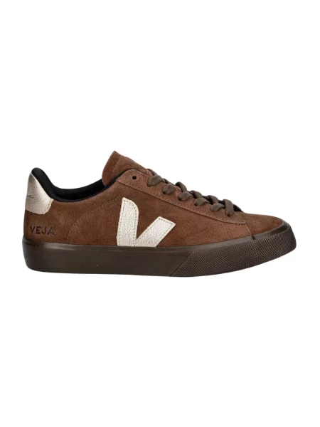 Sneakersy Veja Campo zamszowe brązowe