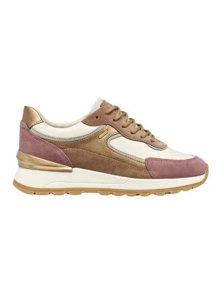 Sneakersy Geox skórzane brązowe