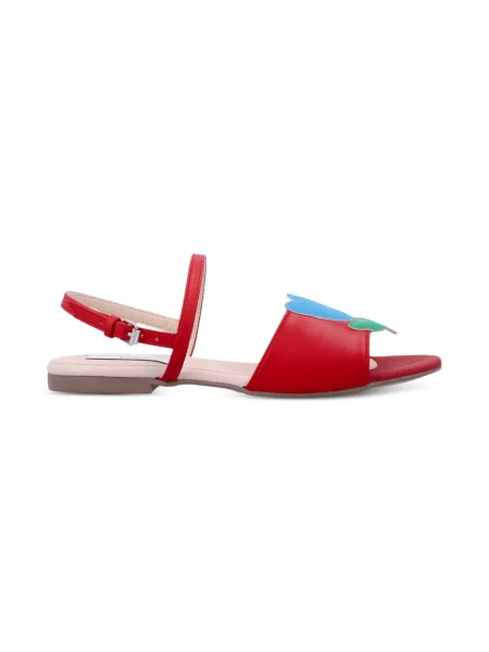 Sandały dziecięce Stella Mccartney czerwone
