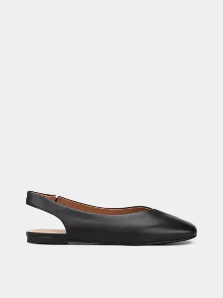 Кожаные мюли Braska черные