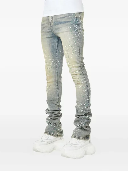 Blugi Guapi cu perle albastru