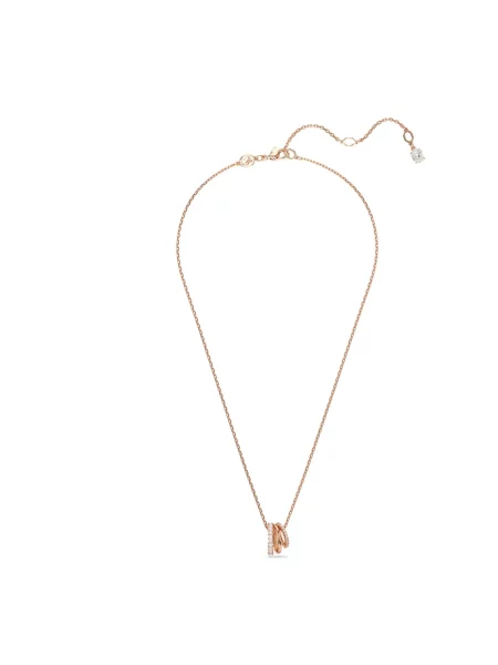Naszyjnik Swarovski różowy