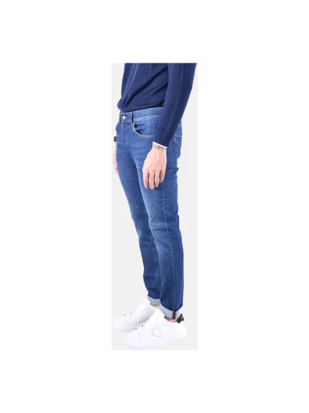 Skinny jeansy skinny Dondup niebieskie