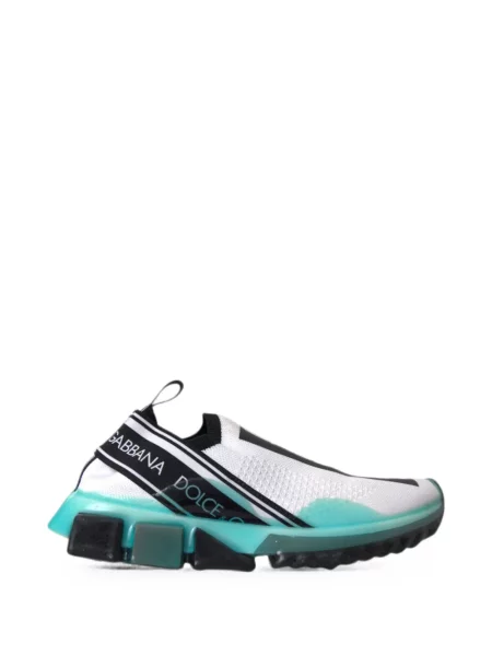 Sneakerși Dolce & Gabbana Sorrento cu imagine alb