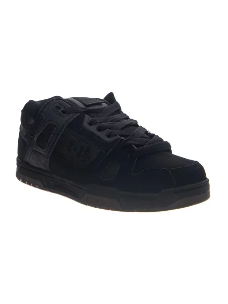 Sneakersy Dc Shoes skórzane czarne