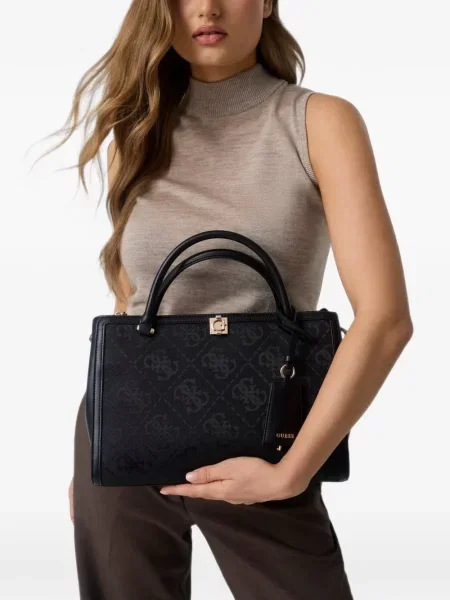 Geantă shopper Guess negru