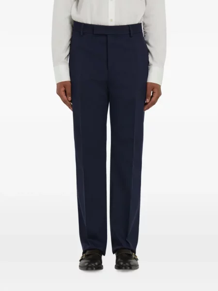 Pantaloni Ferragamo albastru