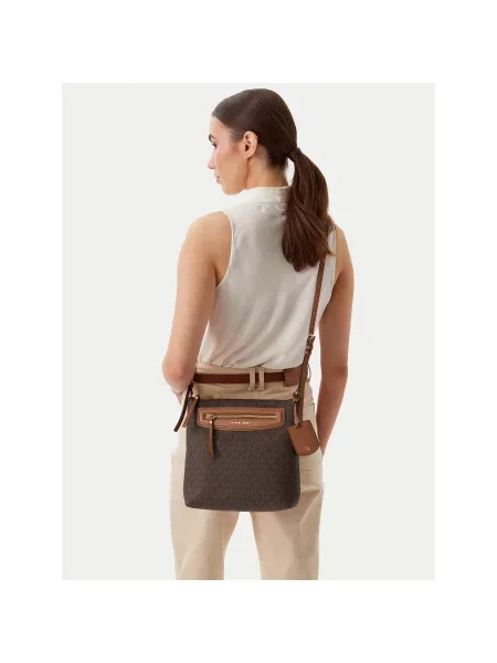 Geantă MICHAEL Michael Kors Jet Set Travel maro