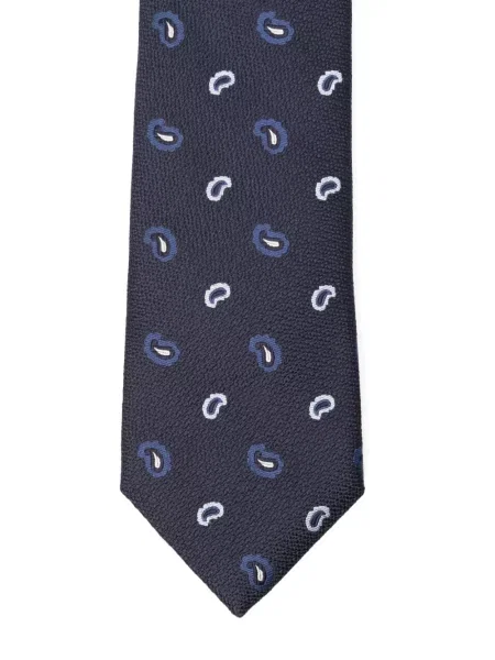 Cravată Zegna de mătase albastru