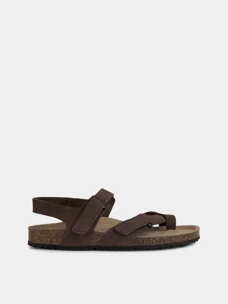 Нубукові Сандалії Geox Brionia коричневий