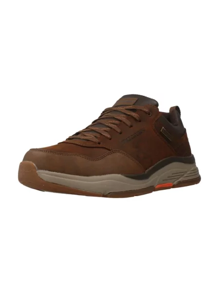Sneakersy Skechers wodoszczelne brązowe