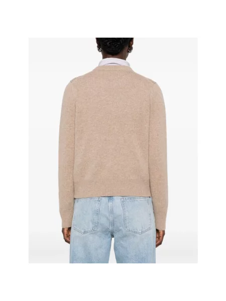 Bluza Maison Kitsune wełniana beżowa