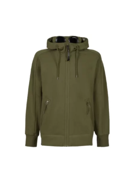 Bluza z kapturem C.p. Company z kapturem zielona