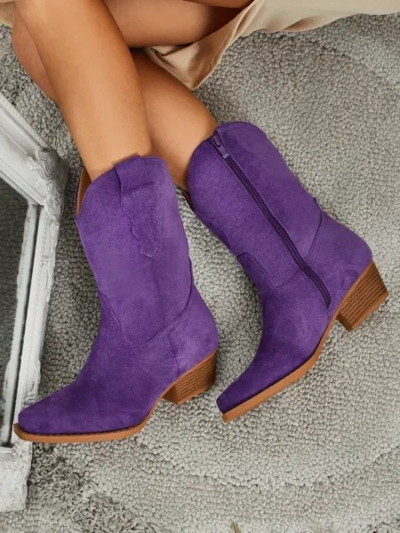 Cizme Resti din piele cowboy albastru