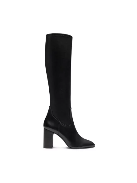 Botki Stuart Weitzman skórzane czarne