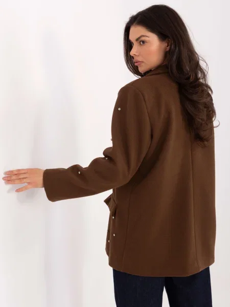 Jakna Italy Moda smeđa