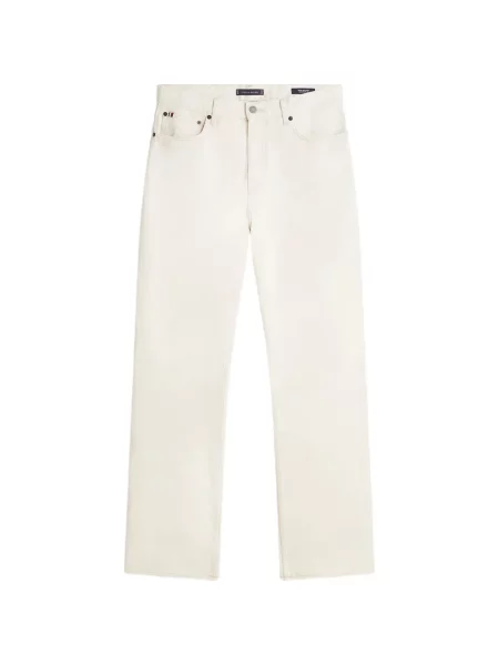 Blugi cu picior larg Tommy Hilfiger alb