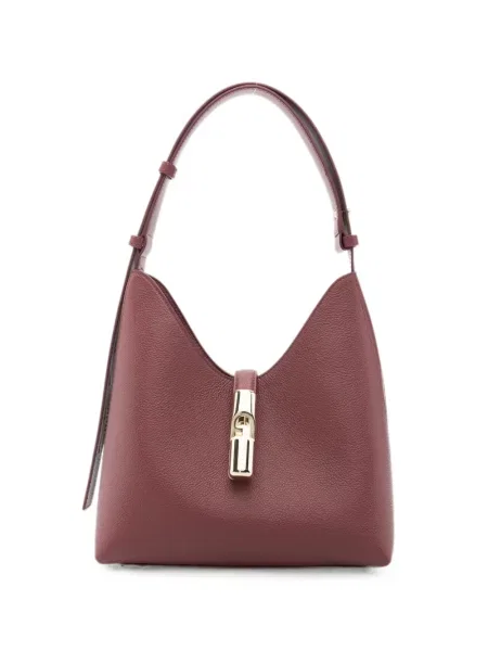 Geantă shopper Furla din piele roșu