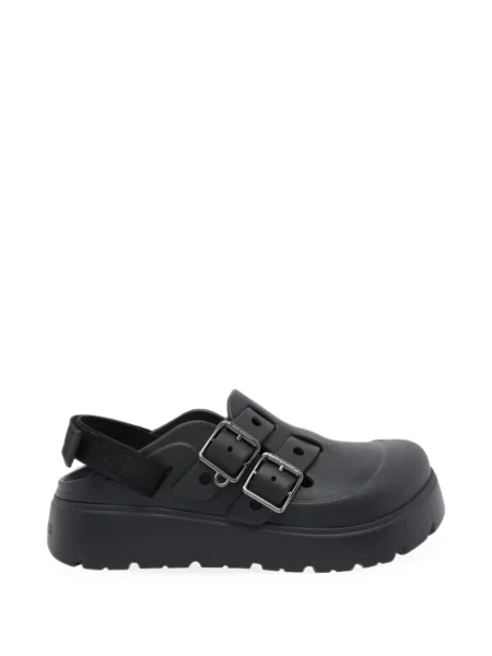Papuci tip mules Crocs cu cataramă negru