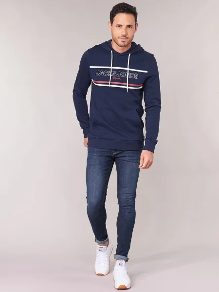 Skinny farmernadrág Jack & Jones sötétkék