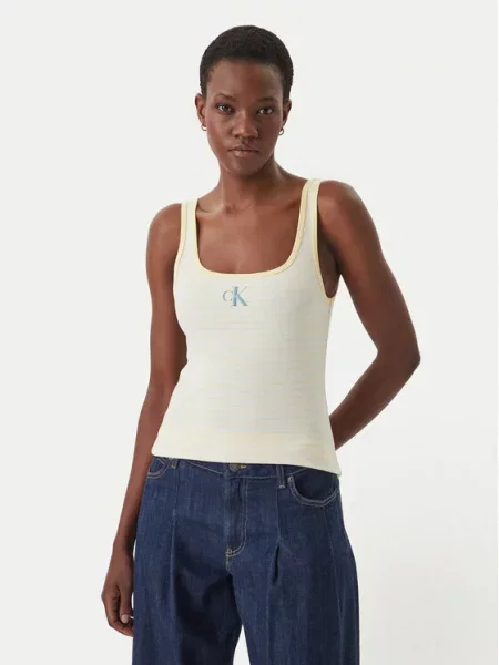 Calvin Klein Jeans Marškinėliai geltona
