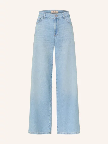Mos Mosh Džíny S Širokými Nohavicemi Mmnorlan Esma light blue modré