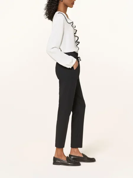 Marc Cain Kalhoty V Joggingovém Stylu black new černé
