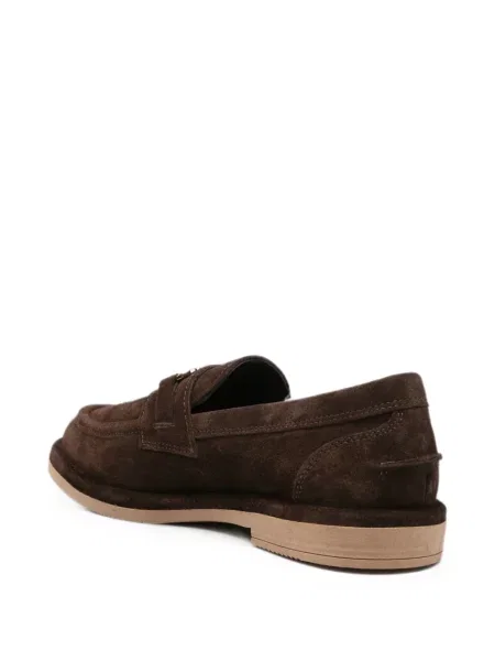 Pantofi loafer Sergio Moretti Firenze din piele de căprioară maro