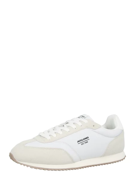 JACK & JONES Niske tenisice JFWRETRO RUNNER crna vuneno bijela