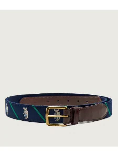 POLO RALPH LAUREN Curea cu adaos de piele