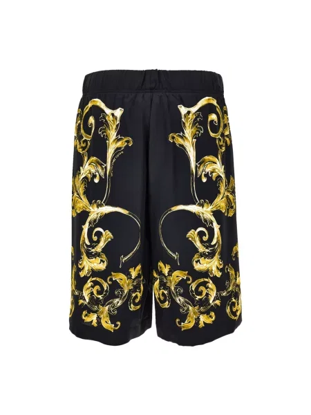 Szorty jeansowe Versace Jeans Couture czarne
