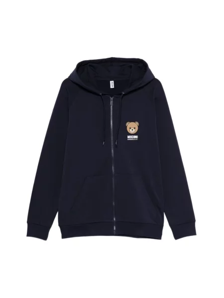 Sweter Moschino niebieski