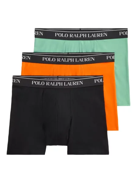 Chiloți Polo Ralph Lauren din țesătură twill cu autograf cu glugă albastru