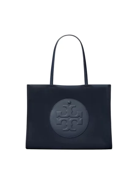 Shopperka Tory Burch niebieska