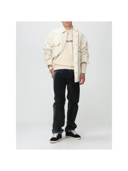 Sweter Palm Angels wełniany biały