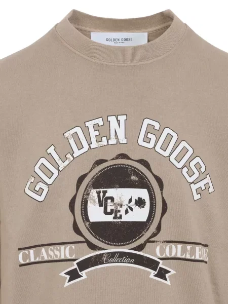 Hanorac Golden Goose cu imagine auriu