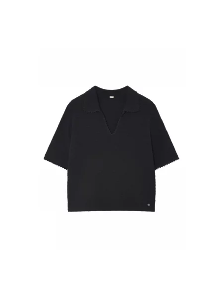 Dzianinowy sweter Gustav czarny