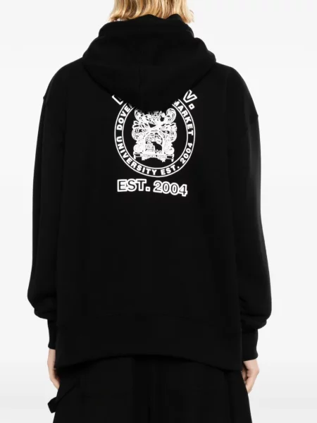 Hanorac cu glugă Dover Street Market streetstyle negru