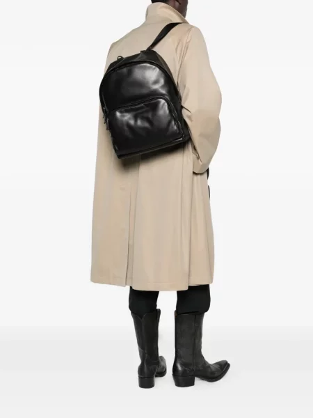 Rucsac Prada din piele negru
