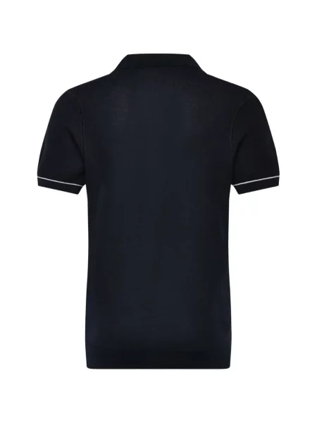 Tricou polo Boss cu dungi albastru