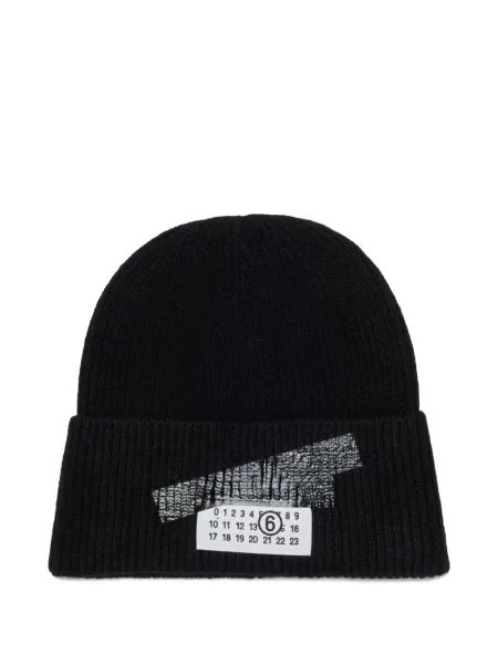Czapka dziecięca Mm6 Maison Margiela czarna