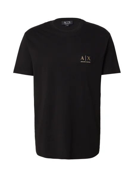 ARMANI EXCHANGE Tričko zlatá čierna