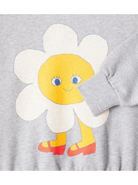 Gyerek melegítő felső Tinycottons szürke