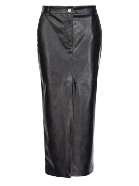 Fustă din piele Pinko negru