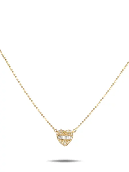 Colier Lb Exclusive cu motiv cu inimi galben