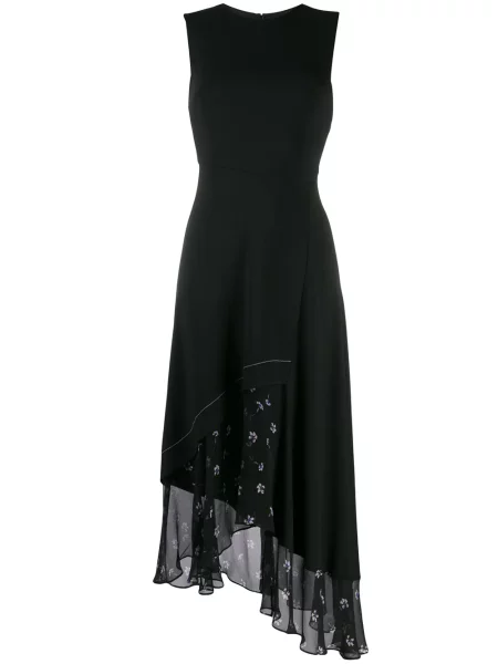 Rochie Markus Lupfer cu model floral negru