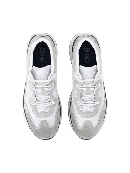 Sneakersy Herno zamszowe szare
