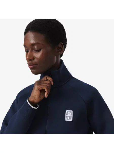 Lacoste Bluza Rozpinana Tennis Heritage granatowa